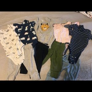 Baby boys shirt and pants sets- 6 months